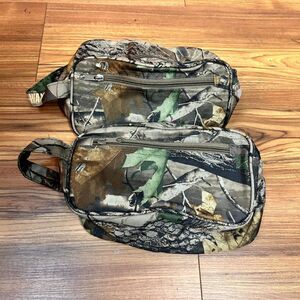 Realtree Hardwoods Scent-A-Way Bag Mens Brown Camo Travel Pouch Hunting 2-Pack